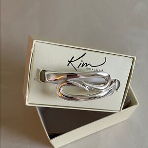 Kim Rogers Silver Tone Swirl Bracelet